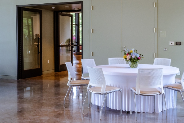 table in reception event