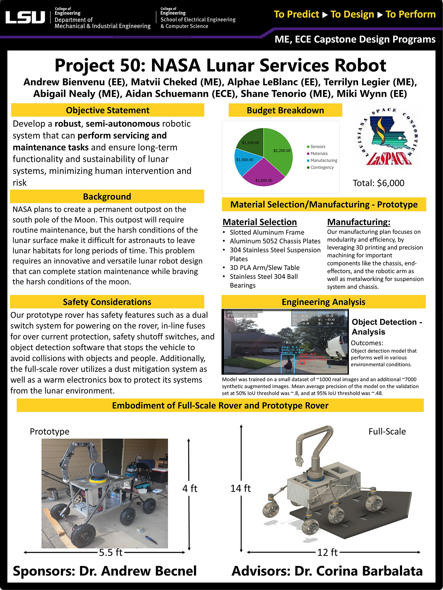 Project 50: NASA RASC-AL Lunar Services Robot (2025)