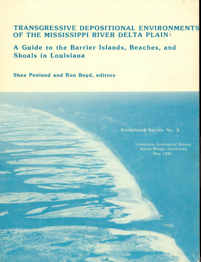 Transgressive Depositional Environments of the Mississippi River Delta Plain Transgressive Depositional Environments of the Mississippi River Delta Plain