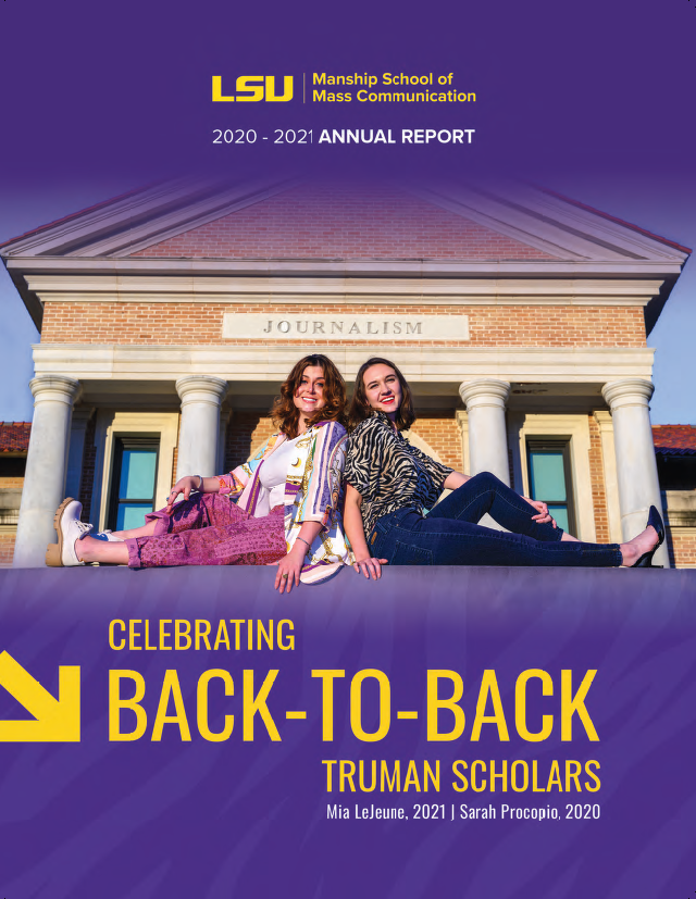 2020-2021 annual Report Cover