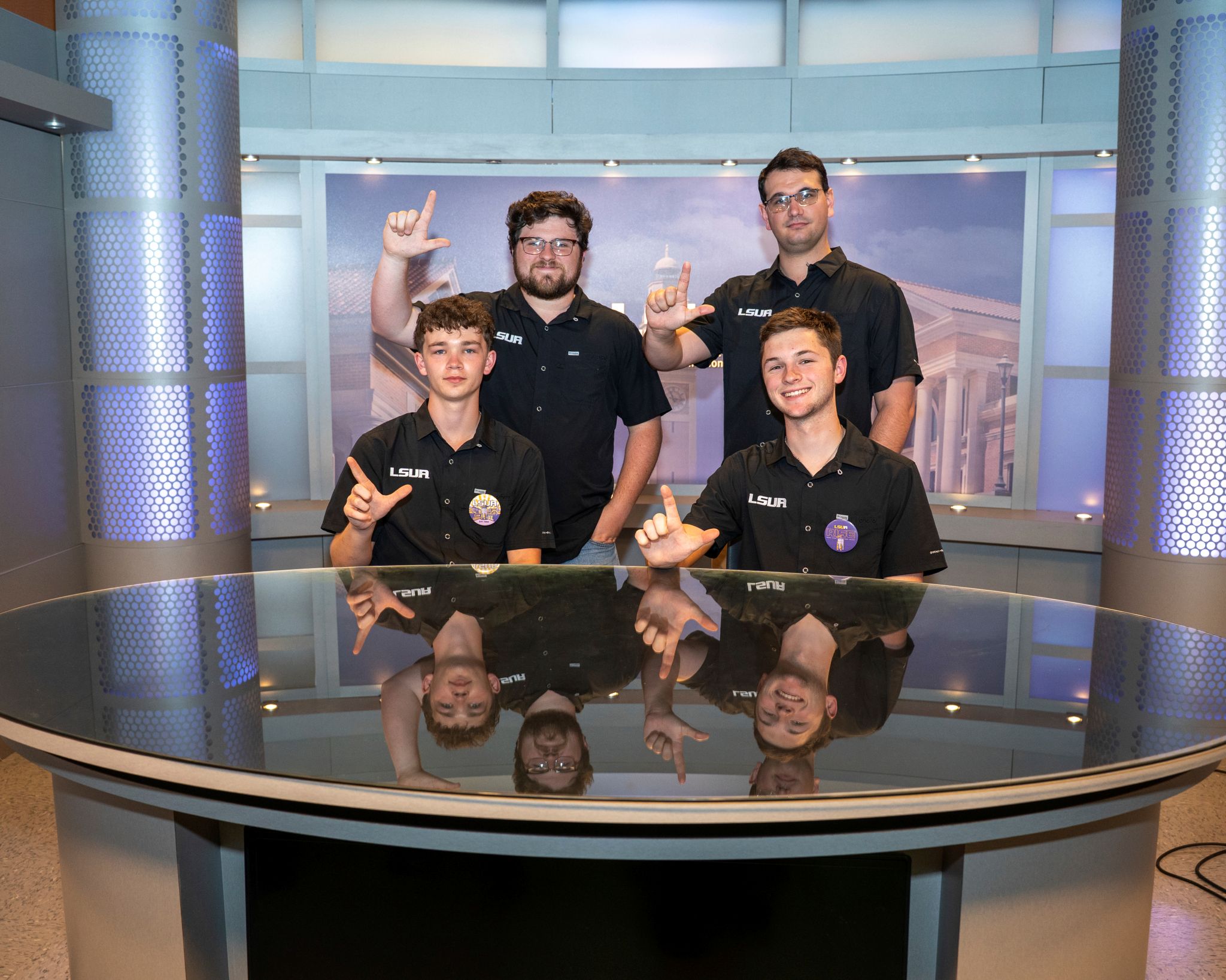 Students visiting LSUA