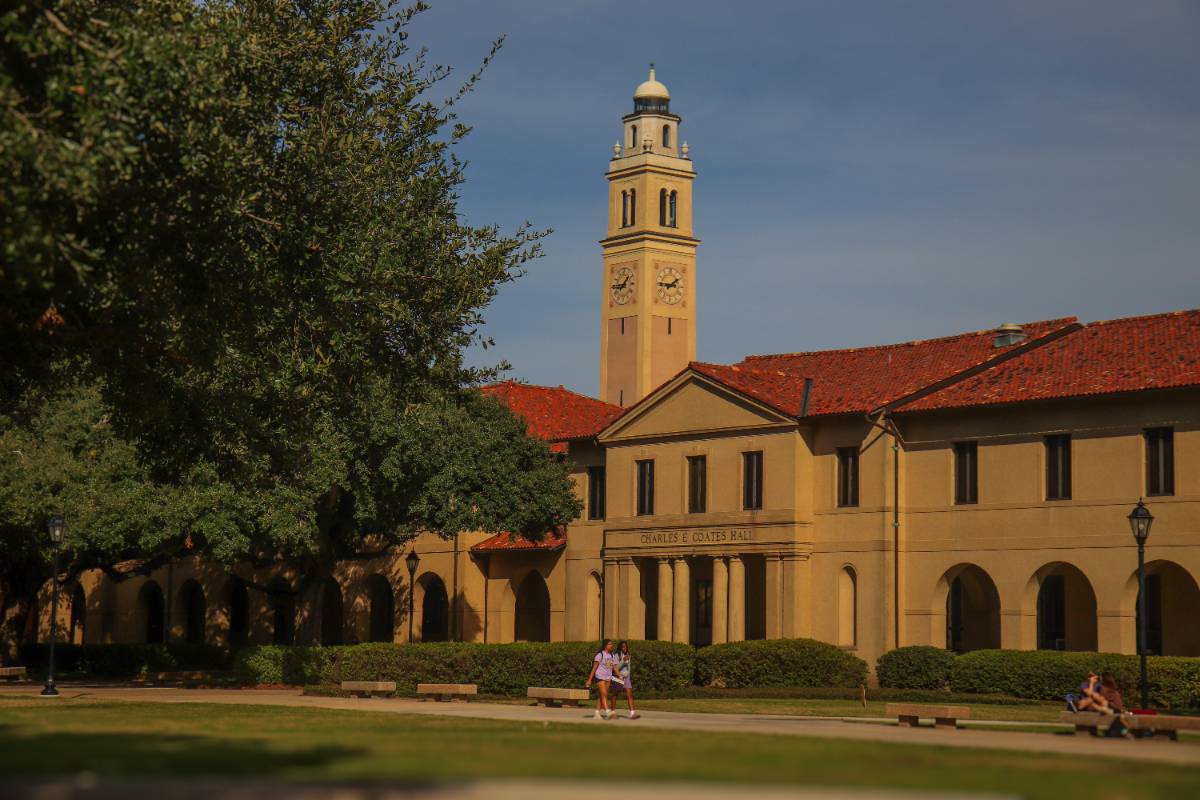 A picture of Coates Hall on the Quad Side 